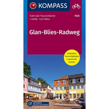 KOMPASS Fahrrad-Tourenkarte, Glan-Blies-Radweg, 1:50 000 - KOMPASS-Karten GmbH