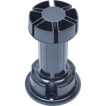 Nábytkové kování Kuchyňská nožka H 100 mm černá