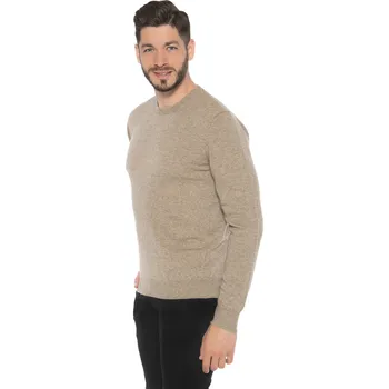 Pánské oblečení Duuree.cz Kašmírový pullover Ronaldo Barva: Hnědá, Velikost: L