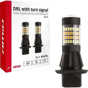 Denní svícení LED DENNÍ SVÍCENÍ SE SMĚROVÝM SVĚTLEM A KONTROLKOU 12V