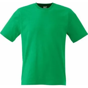 Pánská móda Fruit of the Loom Pánské spodní tričko Original Full-Cut T, 145 g/m Barva: zelená výrazná, Velikost: S F110