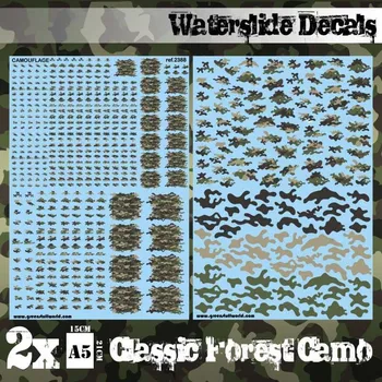 Waterslide Decals – Classic Forest Camo