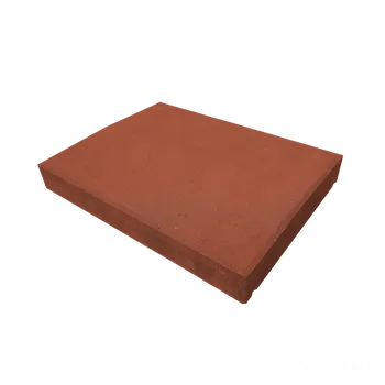 Venkovní dlažba DITON Stříšky hladké Velikost: 50 × 40 × 5, Varianta: Stříška průběžná 40 červená, Povrch: standard