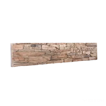 Příslušenství pro plot DITON Plotový systém QUICK WALL STONE Velikost: 207 × 4,5 × 40, Varianta: Quick wall stone - plotová výplň jednostranná béžový mix, Povrch: natur, reliéfní