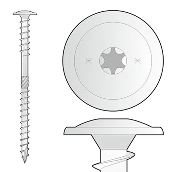 Dílna DOMAX WKT 08360 Izolační šroub s talířovou hlavou 8x360