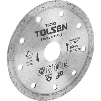 Řezný kotouč TOLSEN Diamantový kotouč 125 mm 76723