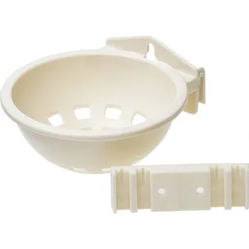 Miska pro psa Hnízdní miska plastová velká - průměr 120mm, s úchytem - exot