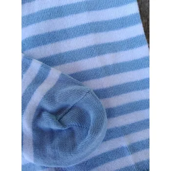 Trepon Kojenecké bambusové punčocháče Bopik Barva: bílo-modrá, Velikost: 80-86