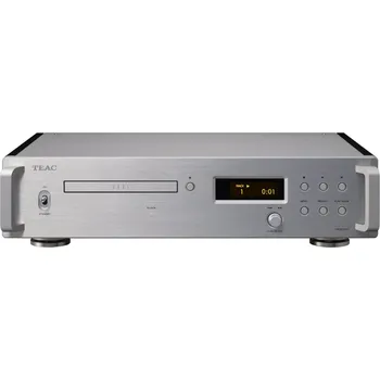 Hi-Fi komponenty Teac VRDS-701T Stříbrná (High End CD transportér; VRDS CD mechanika; Toroidní trafa pro digitální vstup a elektrický obvod CD; MQA dekodér)