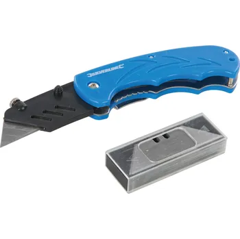 Pracovní nůž Zavírací nůž s výměnným břitem 160 mm Silverline 373728