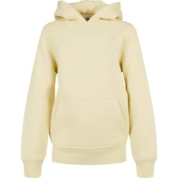Chlapecká mikina Dětská teplá mikina klokanka s velkou kapsou Build Your Brand 300g/m Barva: žlutá světlá, Velikost: 122/128 BY117
