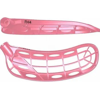 Florbalová čepel Fatpipe čepel JAB FH4 Pink PP Boost - Růžová - střední - pravá (pravá ruka dole)