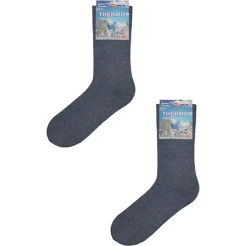 Dámské ponožky Termo ponožky - světle modré Velikost: 39-42
