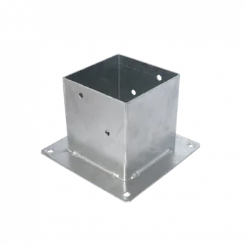 Tesařské kování DOMAX PSP 140 (141*200*2,5) Patka sloupku 140 se čtvercovou základnou