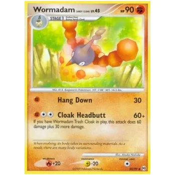 Sběratelská karetní hra Pokémon AR 050/099 Wormadam Sandy Cloak Lv.45 - Arceus Stav: Excellent, Verze: NORMAL