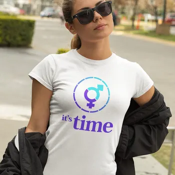 Žertovný předmět It's time - dámské tričko pro fanoušky seriálu Sex O'Clock