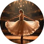 Jedlý papír baletka 19,5cm PICTURE