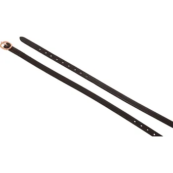 Ostruha EQUESTRO Řemínky ke špornám Rose Gold Equestro, černé