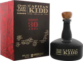 Rum Arehucas Capitan Kidd 30 y.o. 40 % 0,7 l krabice