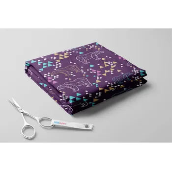 Softshell jarní, 20/9, Origami medvěd Barva: Purpurová