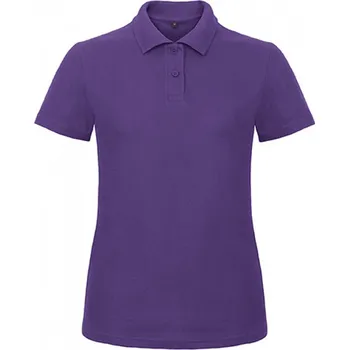 Dámské tričko B&C Základní dámská piké polokošile BC 180 g/m Barva: Fialová, Velikost: XS BCPWI11