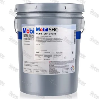 Plastické mazivo Mobil Mobiltemp SHC 32, 15,88kg (35LB)