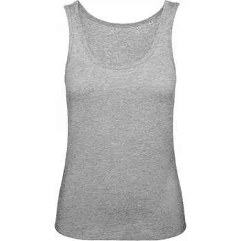 B&C Dámské tílko BC Inspire z organické bavlny Barva: šedá melír, Velikost: S BCTW073