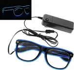 GGV LED svítící brýle modré