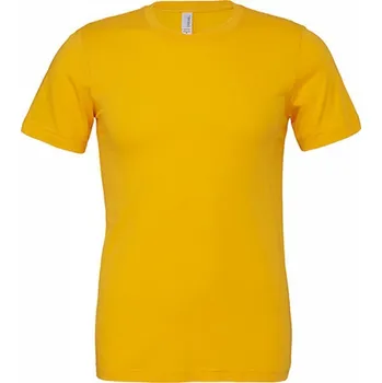 Bella+Canvas Vypasovné slim fit měkčené tričko v unisex střihu Barva: Zlatá, Velikost: XS CV3001