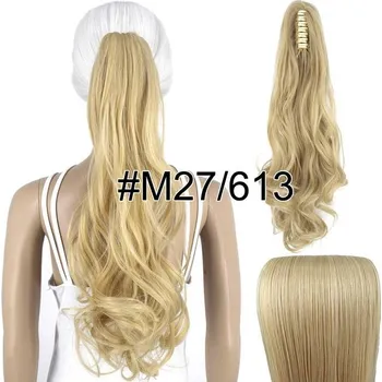 Příčesek Syntetické vlnité vlasy pro prodloužení | 55 cm - M27-613