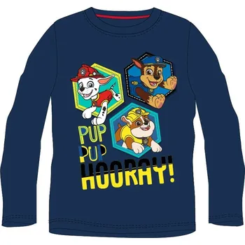 Chlapecké tričko Chlapecké tričko Tlapková Patrola Hooray - modré, vel. 98, 110cm Velikost: 110cm