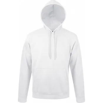 Pánská mikina Sol's Přiléhavá unisex klokanka Snake s podšívkou z česaného fleecu Barva: Bílá, Velikost: XL L330