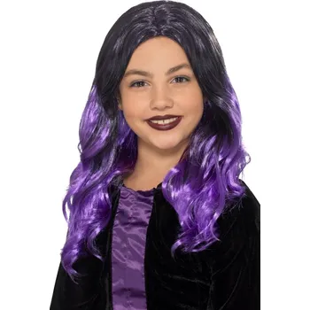 Karnevalový doplněk SmiffysDětská paruka - fialová čarodějka