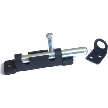 Tesařské kování BKshop WOS 70c Zástrč s kulatým jezdcem úzká 70x15mm černý