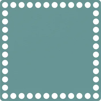 Příze WoodenPuzzle.cz Dno na háčkování - čtverec - zelené (různé velikosti) Velikost: 13x13 cm