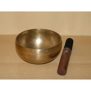 Tibetská zpívající mísa - 490 g - tm6 (Ručně tepaná)