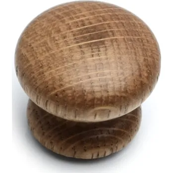 Nábytkové kování Úchytka knobka GA-DL-55, dub rustikal, pr. 34 mm