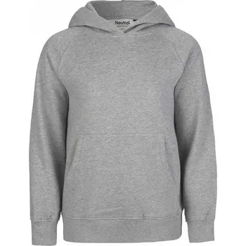 Chlapecká mikina Neutral Teplá dětská klokánka s kapucí a kapsou z organické bavlny Barva: Šedá, Velikost: 104/110 NE13101
