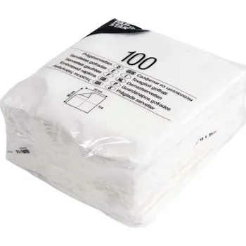 WC čistič Papírové ubrousky 30x30 cm celulóza 100ks/bal