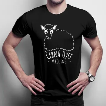 Žertovný předmět Černá ovce v rodině - pánské tričko jako dárek