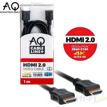 Video kabel ACOUSTIQUE QUALITY HDMI 2.0 4K/HDR (1m)