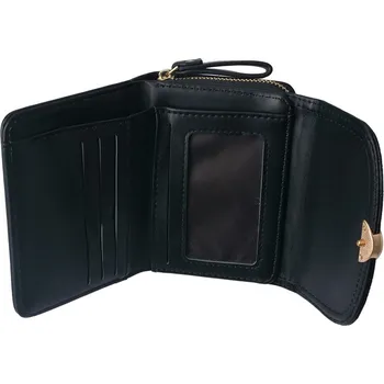 Peněženka Multifunkční malá černá peněženka - 11*9 cm