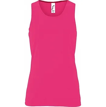 Sol's Dámský přiléhavý sportovní nátělník Sporty Barva: růžová neonová, Velikost: M L02117