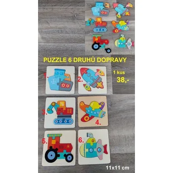 RC model auta PUZZLE 6 DRUHŮ - DOPRAVA - 3