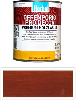 Lak na dřevo Herbol Offenporig Pro Decor Premium Holzlasur univerzální lazura na dřevo 0,75 l