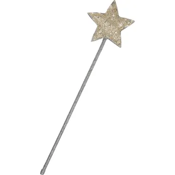 Karnevalový doplněk Mimi&Lula Kouzelná hůlka s flitry Zlatá Mimi&Lula Sequin Wand Gold