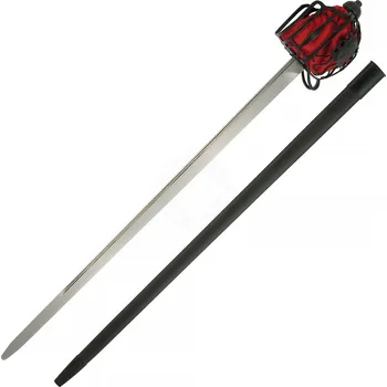 Replika zbraně Hanwei Paul Chen Široký meč Practical Basket Hilt