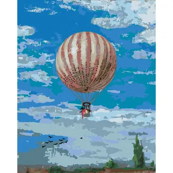 Hračka Diamondi Diamantové malování - BALÓN (PÁL SZINYEI MERSE) Rozměr: 40x50 cm, Rámování: bez rámu a bez vypnutí plátna