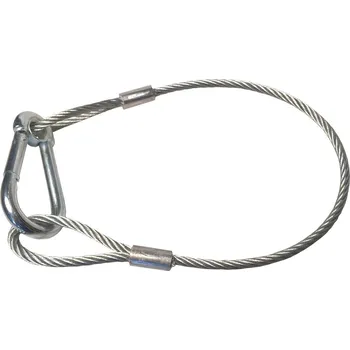 Lanko bezpečnostní záchytné s karabinou KNOTT 750 kg