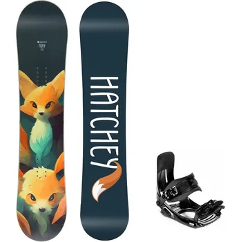 Snowboard Dětský snowboard komplet Hatchey Foxy junior mini + vázání Croxer MP180 Velikost: 105 cm, Velikost vázání: S